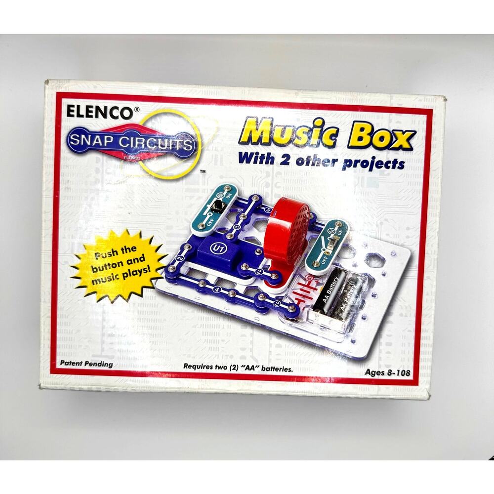 Elenco Snap Circuit Music Box STEM Classroom Homeschool Science Project Kit